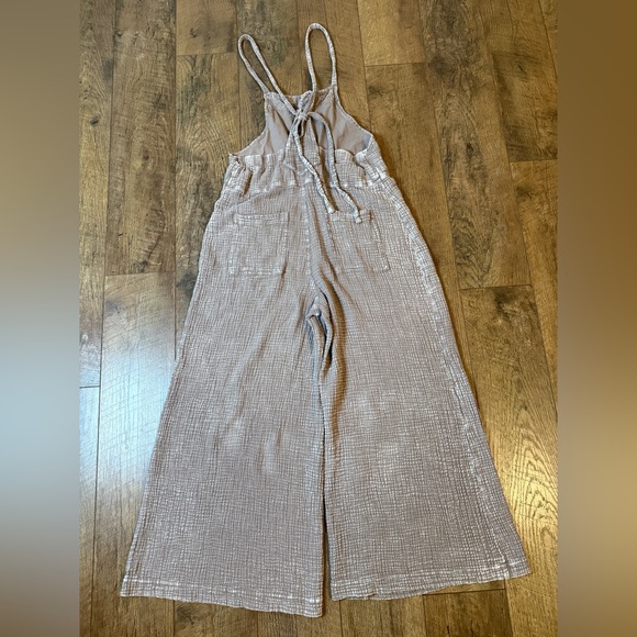 Talulah Ash Mocha Mineral Washed Cotton
Jumpsuit Sz M - Picture 4 of 10